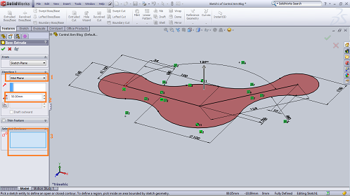 Design Control Arm With Solidworks