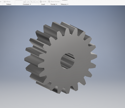 Create spur gear in autodesk inventor